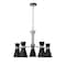 Z-Lite Soriano 5 Light Chandelier, Matte Black 728-5MB-BN - alternate 5